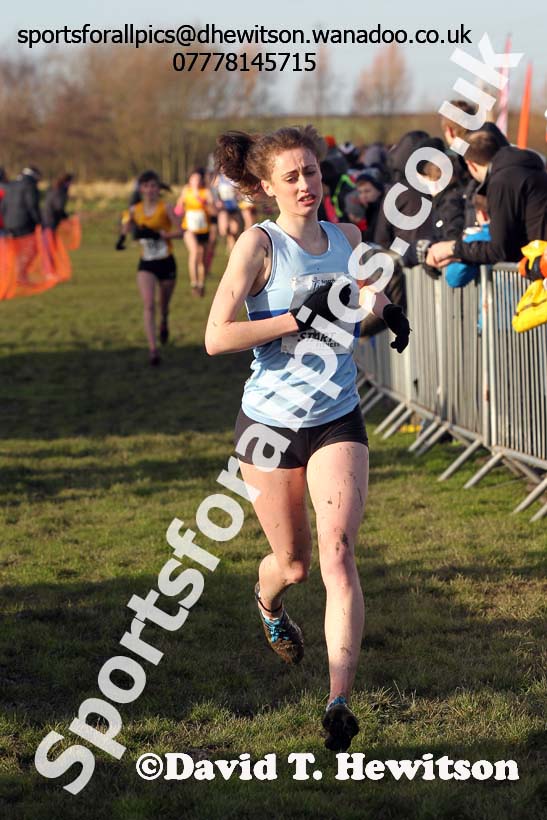 Under-17 womens Northern Cross Country  Championships, Pontefract. Photo: David T. Hewitson/Sports for All Pics
